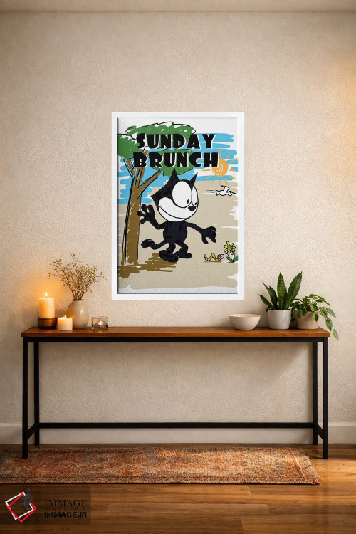 تابلو دکوراتیو ناهار یکشنبه فلیکس اثر رادیو دیز - D3W