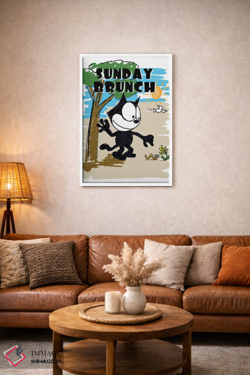 تابلو دکوراتیو ناهار یکشنبه فلیکس اثر رادیو دیز - D2W