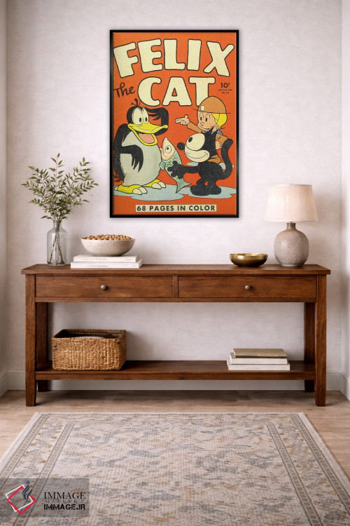 تابلو دکوراتیو فلیکس؛ ماهی و دوستان اثر رادیو دیز - D5B