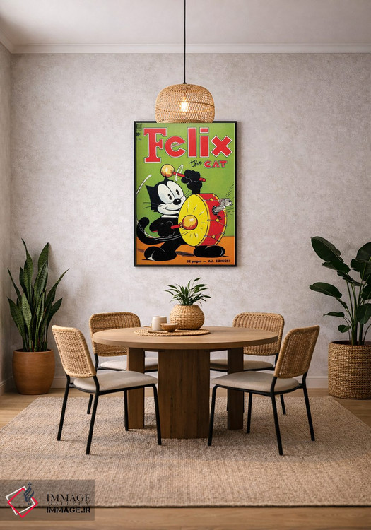 تابلو دکوراتیو فلیکس و ترس از طبل اثر رادیو دیز - D5B