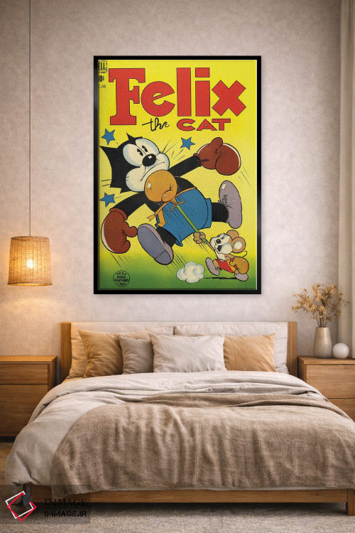 تابلو دکوراتیو فلیکس؛ مشت به صورت اثر رادیو دیز - D2B