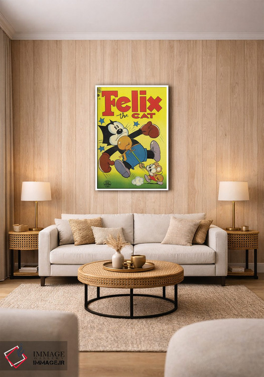 تابلو دکوراتیو فلیکس؛ مشت به صورت اثر رادیو دیز - D1W