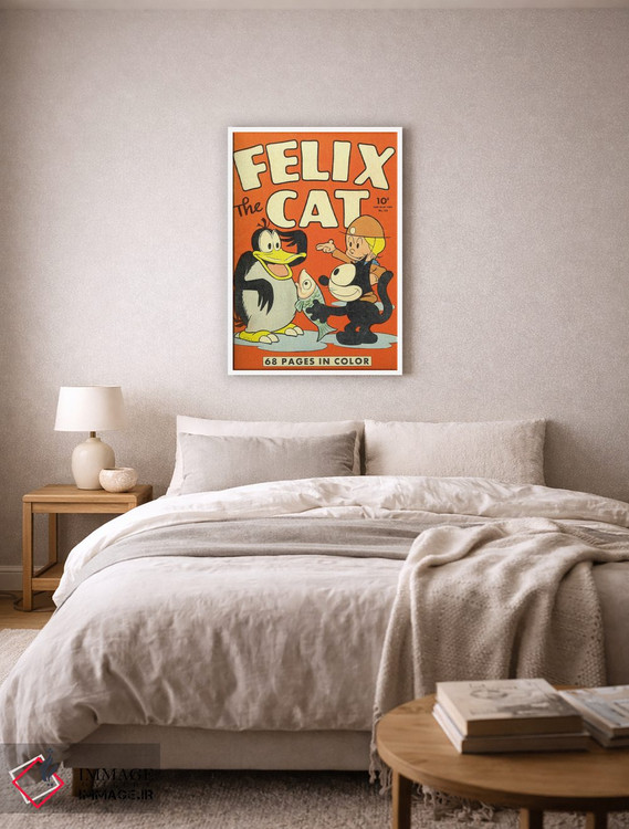 تابلو دکوراتیو فلیکس؛ ماهی و دوستان اثر رادیو دیز - D6W