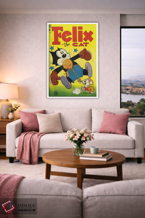 تابلو دکوراتیو فلیکس؛ مشت به صورت اثر رادیو دیز - D4W