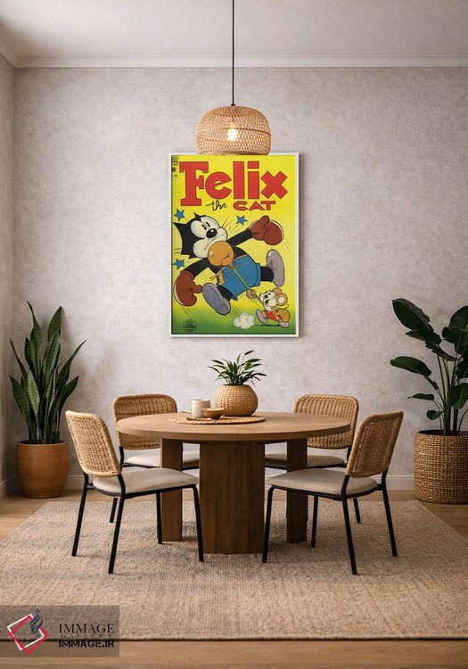 تابلو دکوراتیو فلیکس؛ مشت به صورت اثر رادیو دیز - D3W