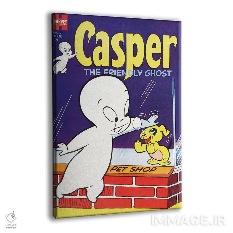 تابلو دکوراتیو روح در مغازه حیوانات خانگی اثر رادیو دیز - نمای پرسپکتیو محصول