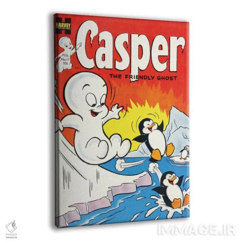 تابلو دکوراتیو روح روی سرسره یخی اثر رادیو دیز - نمای پرسپکتیو محصول