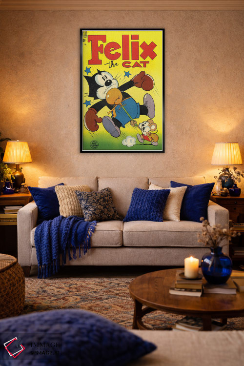 تابلو دکوراتیو فلیکس؛ مشت به صورت اثر رادیو دیز - D5B