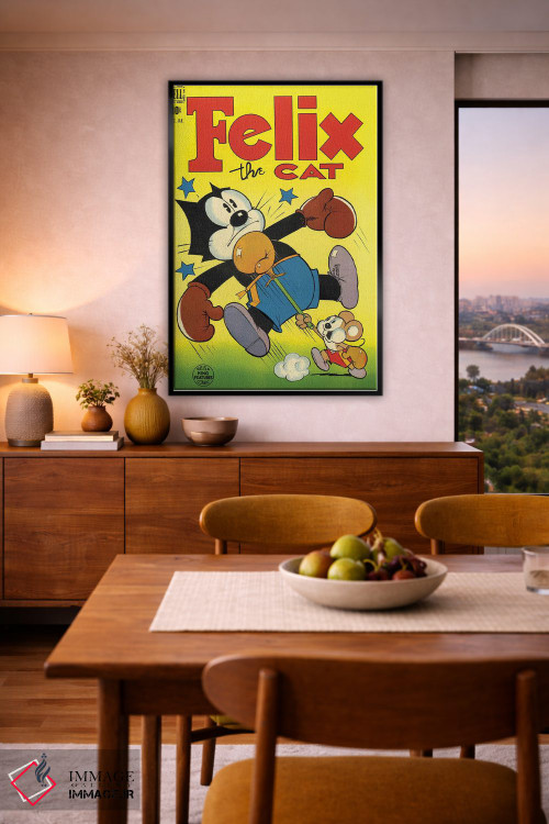 تابلو دکوراتیو فلیکس؛ مشت به صورت اثر رادیو دیز - D6B