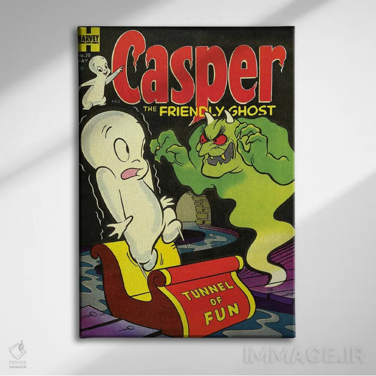 تابلو دکوراتیو روح در تونل سرگرمی اثر رادیو دیز - نمای روبهرو روی دیوار