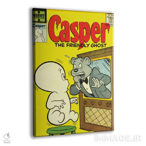 تابلو دکوراتیو روح باعث ترس خرس می شود اثر رادیو دیز - نمای پرسپکتیو محصول