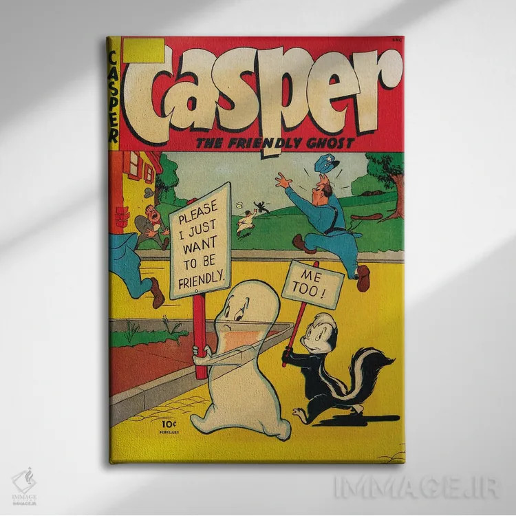 تابلو دکوراتیو روح در اعتصاب اثر رادیو دیز - نمای روبهرو روی دیوار