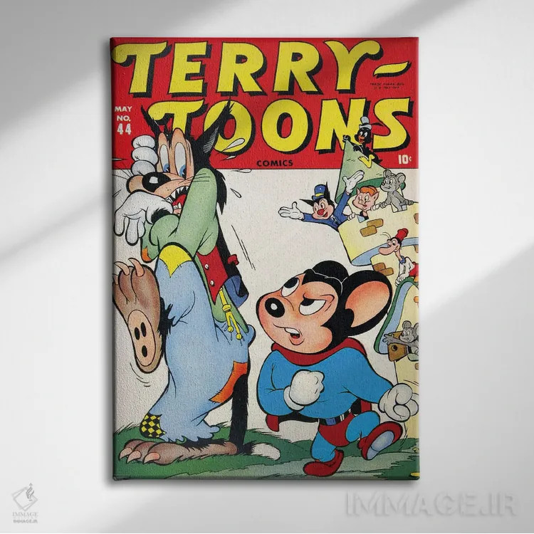 تابلو دکوراتیو ام ام تری تونز چهل و چهارم اثر رادیو دیز - نمای روبهرو روی دیوار