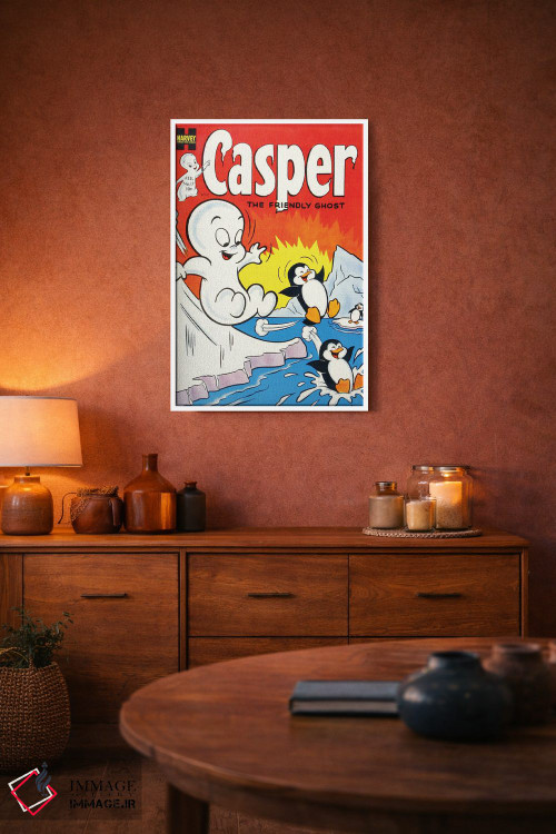 تابلو دکوراتیو روح روی سرسره یخی اثر رادیو دیز - D1W