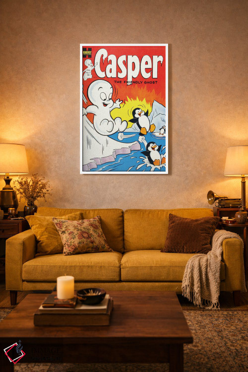 تابلو دکوراتیو روح روی سرسره یخی اثر رادیو دیز - D2W