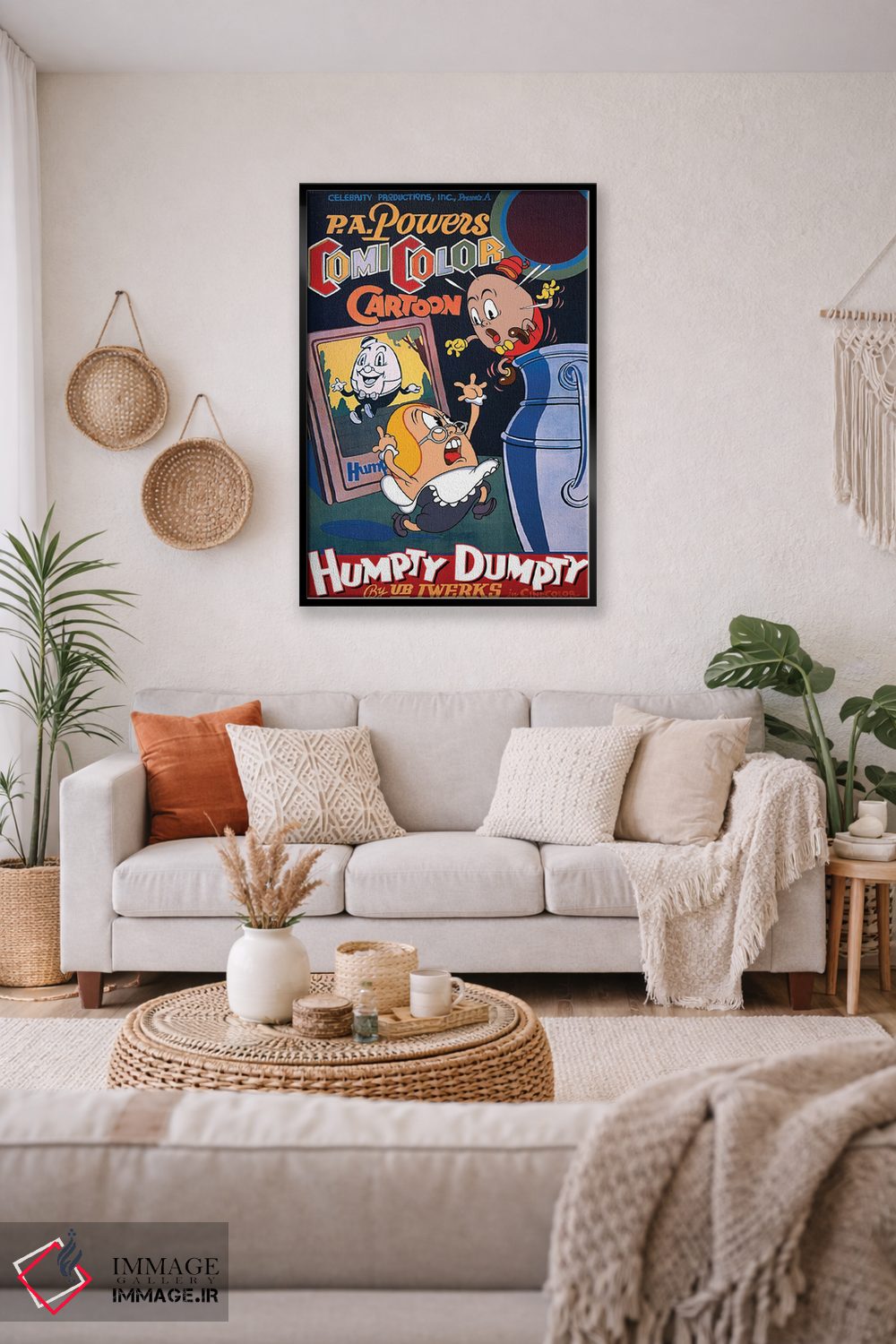 تابلو دکوراتیو همپتی دامپتی اصلی اثر رادیو دیز - D3B