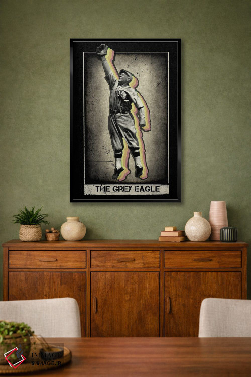 تابلو دکوراتیو عقاب خاکستری اثر رادیو دیز - D2B