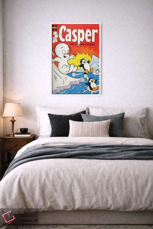 تابلو دکوراتیو روح روی سرسره یخی اثر رادیو دیز - D6W