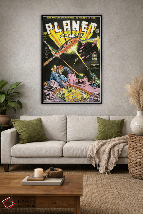 تابلو دکوراتیو سیاره ۳ مارس اثر رادیو دیز - D2B