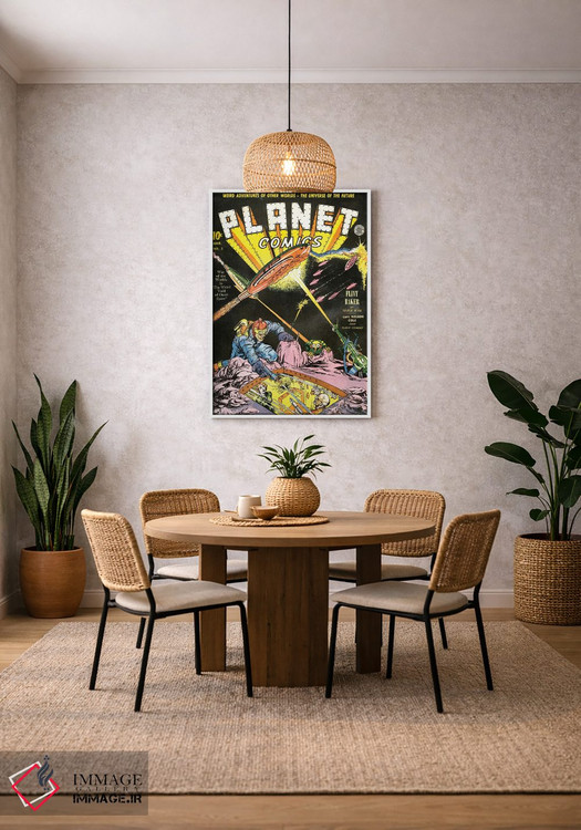 تابلو دکوراتیو سیاره ۳ مارس اثر رادیو دیز - D3W