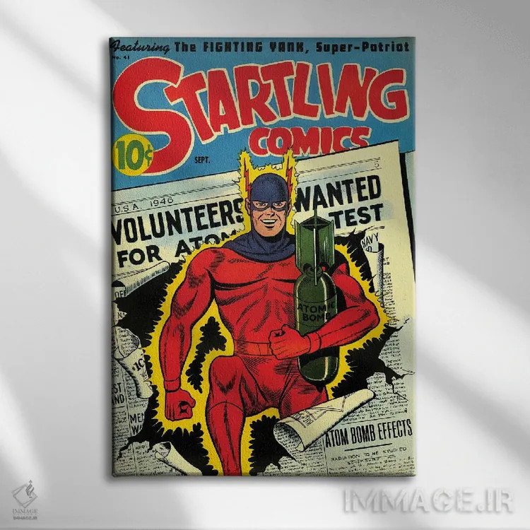 تابلو دکوراتیو استارتلینگ ۴۱ سپتامبر اثر رادیو دیز - نمای روبهرو روی دیوار