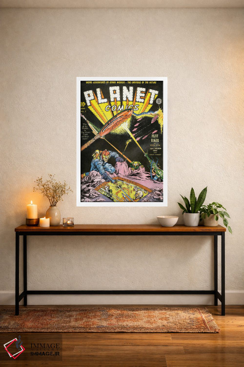 تابلو دکوراتیو سیاره ۳ مارس اثر رادیو دیز - D4W