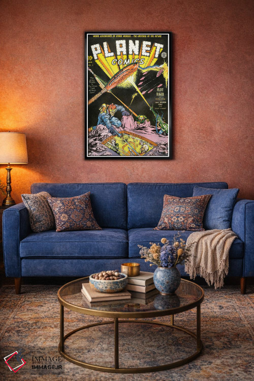 تابلو دکوراتیو سیاره ۳ مارس اثر رادیو دیز - D6B