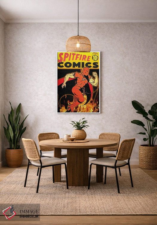 تابلو دکوراتیو کتاب کمیک اسپیت فایر دوم اثر رادیو دیز - D3W