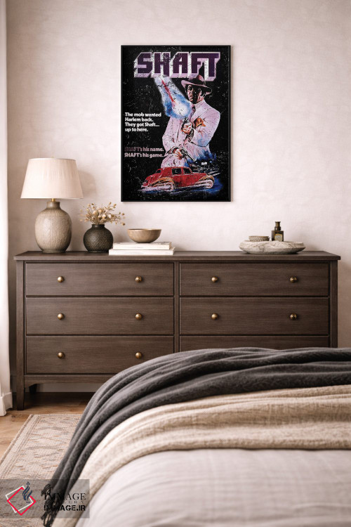 تابلو دکوراتیو پوستر تبلیغاتی فیلم شفت اثر رادیو دیز - D5B