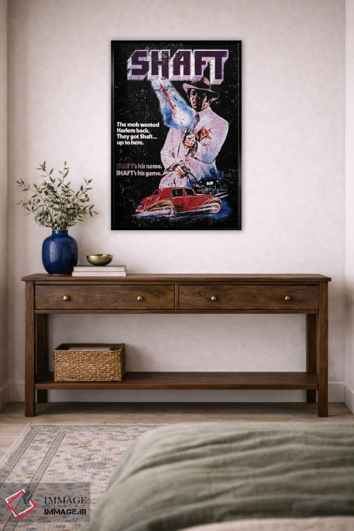 تابلو دکوراتیو پوستر تبلیغاتی فیلم شفت اثر رادیو دیز - D6B