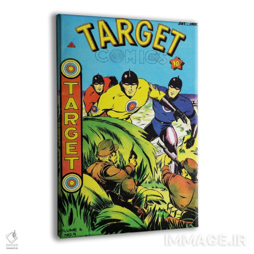 تابلو دکوراتیو تارگت ۶-۹ دسامبر اثر رادیو دیز - نمای پرسپکتیو محصول