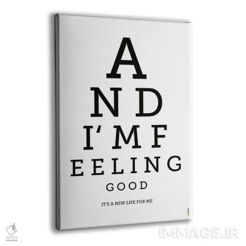 تابلو دکوراتیو حس خوب اثر رافائل گومز - نمای پرسپکتیو محصول