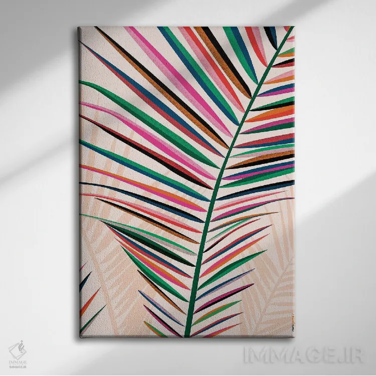 تابلو دکوراتیو گل های برزیل شماره ۴ اثر رافائل گومز - نمای روبهرو روی دیوار