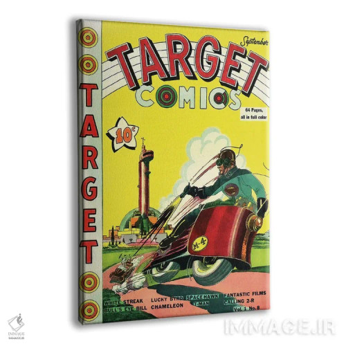 تابلو دکوراتیو تارگت ۸ سپتامبر اثر رادیو دیز - نمای پرسپکتیو محصول