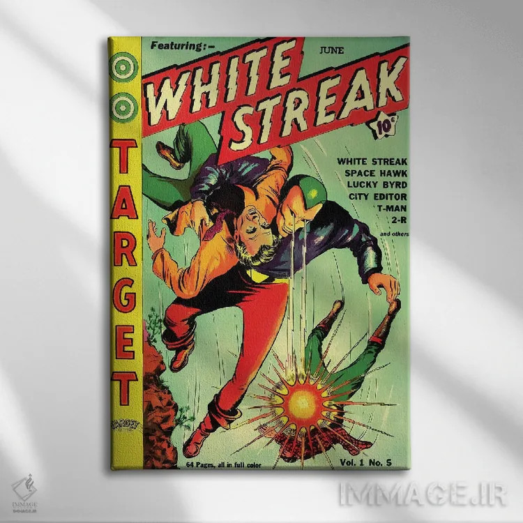 تابلو دکوراتیو تارگت ۵ ژوئن اثر رادیو دیز - نمای روبهرو روی دیوار