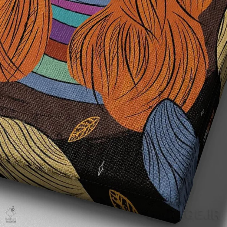 تابلو دکوراتیو جو ژوپیتر اثر رافائل گومز - نمای نزدیک بافت بوم