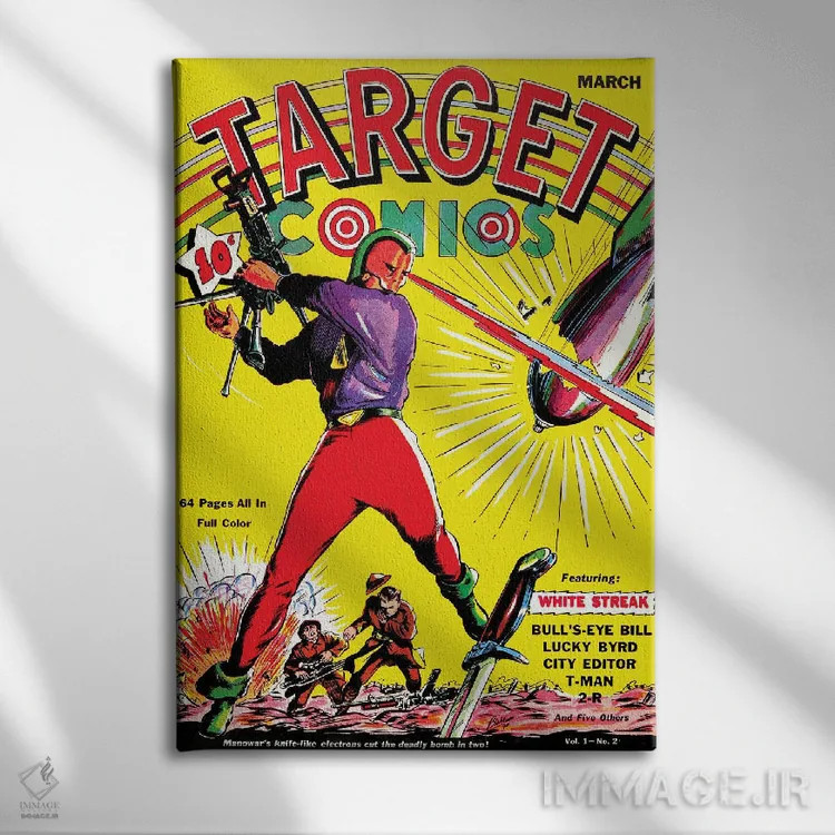 تابلو دکوراتیو تارگت ۲ مارس اثر رادیو دیز - نمای روبهرو روی دیوار