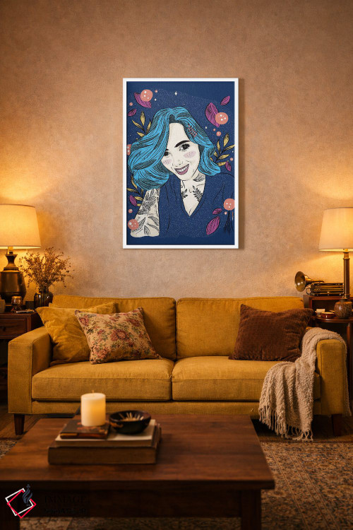 تابلو دکوراتیو جولی فی اثر رافائل گومز - D2W