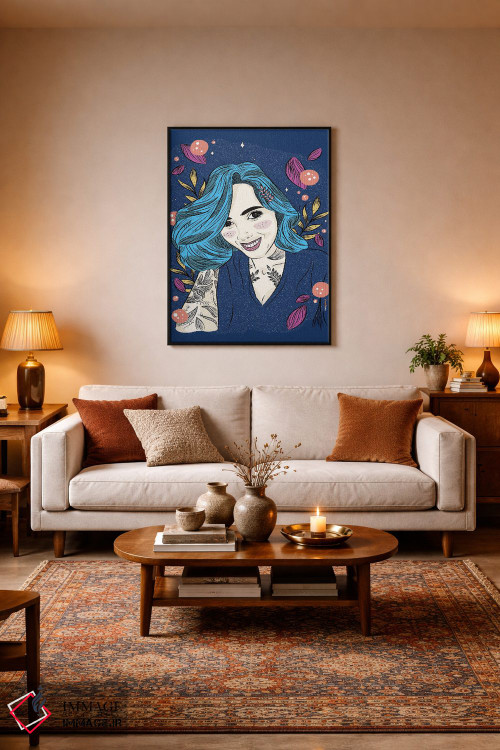 تابلو دکوراتیو جولی فی اثر رافائل گومز - D3B