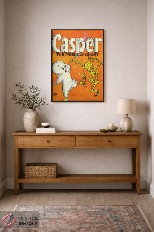 تابلو دکوراتیو اسکلت زرد اثر رادیو دیز - D2B