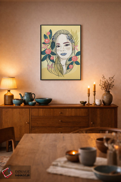 تابلو دکوراتیو لیس سده اثر رافائل گومز - D5B