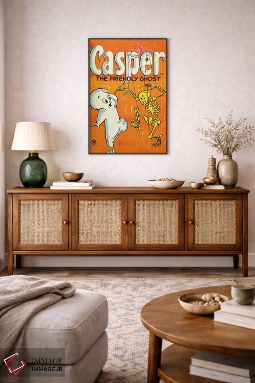 تابلو دکوراتیو اسکلت زرد اثر رادیو دیز - D4B