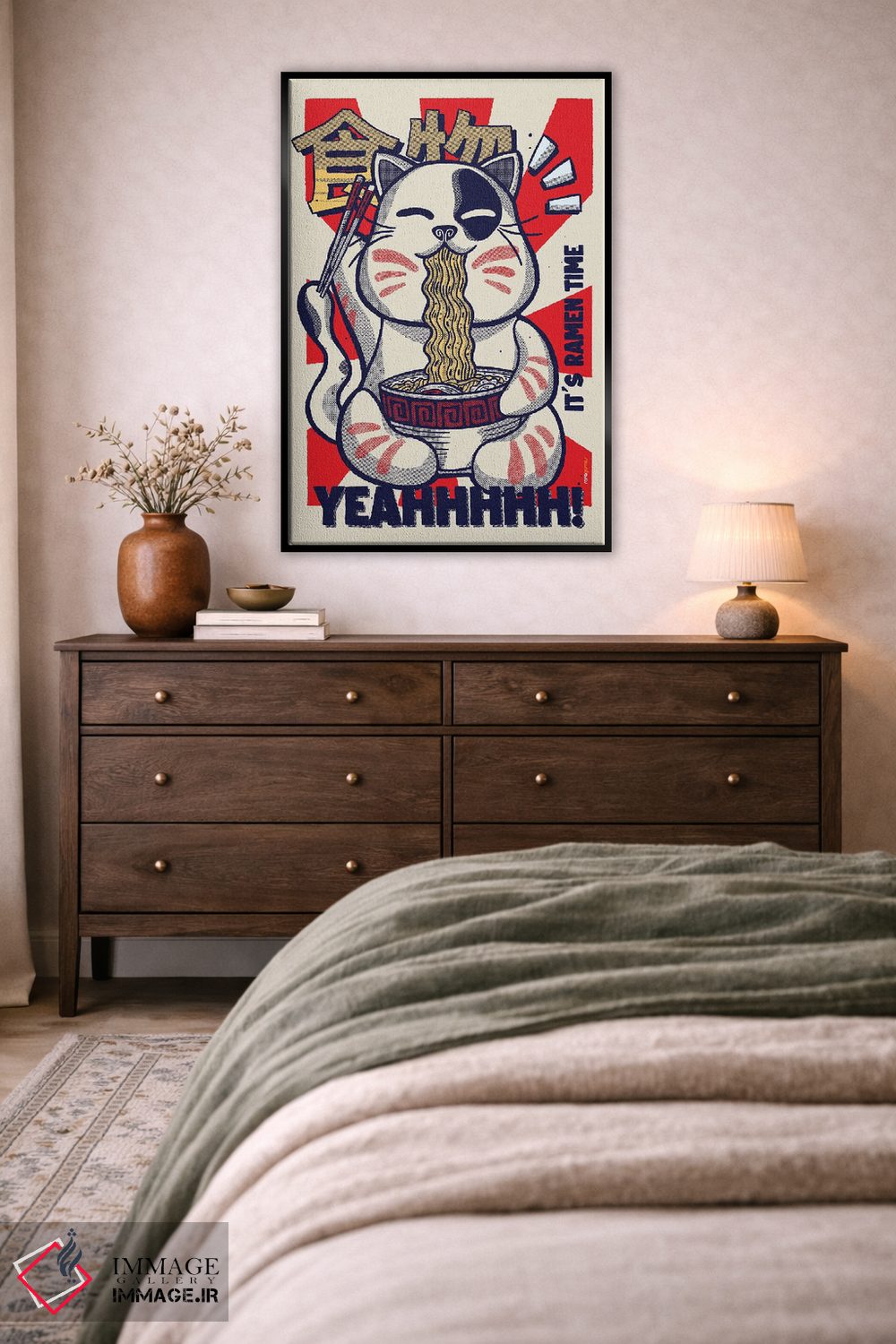 تابلو دکوراتیو وقت رامن است اثر رافائل گومز - D4B