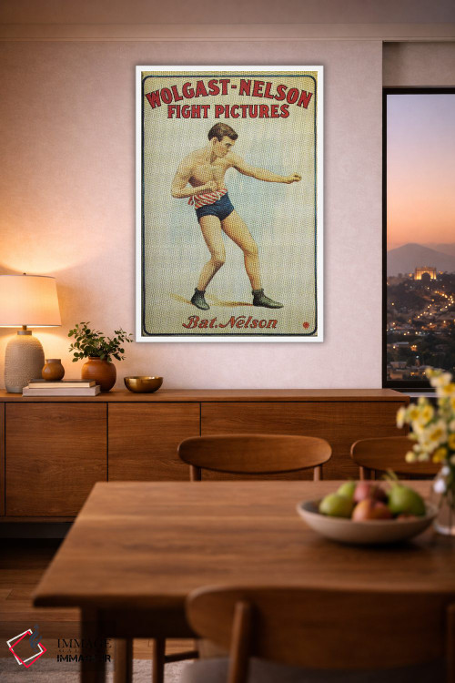 تابلو دکوراتیو مبارزه وولگاست و نلسون اثر رادیو دیز - D2W
