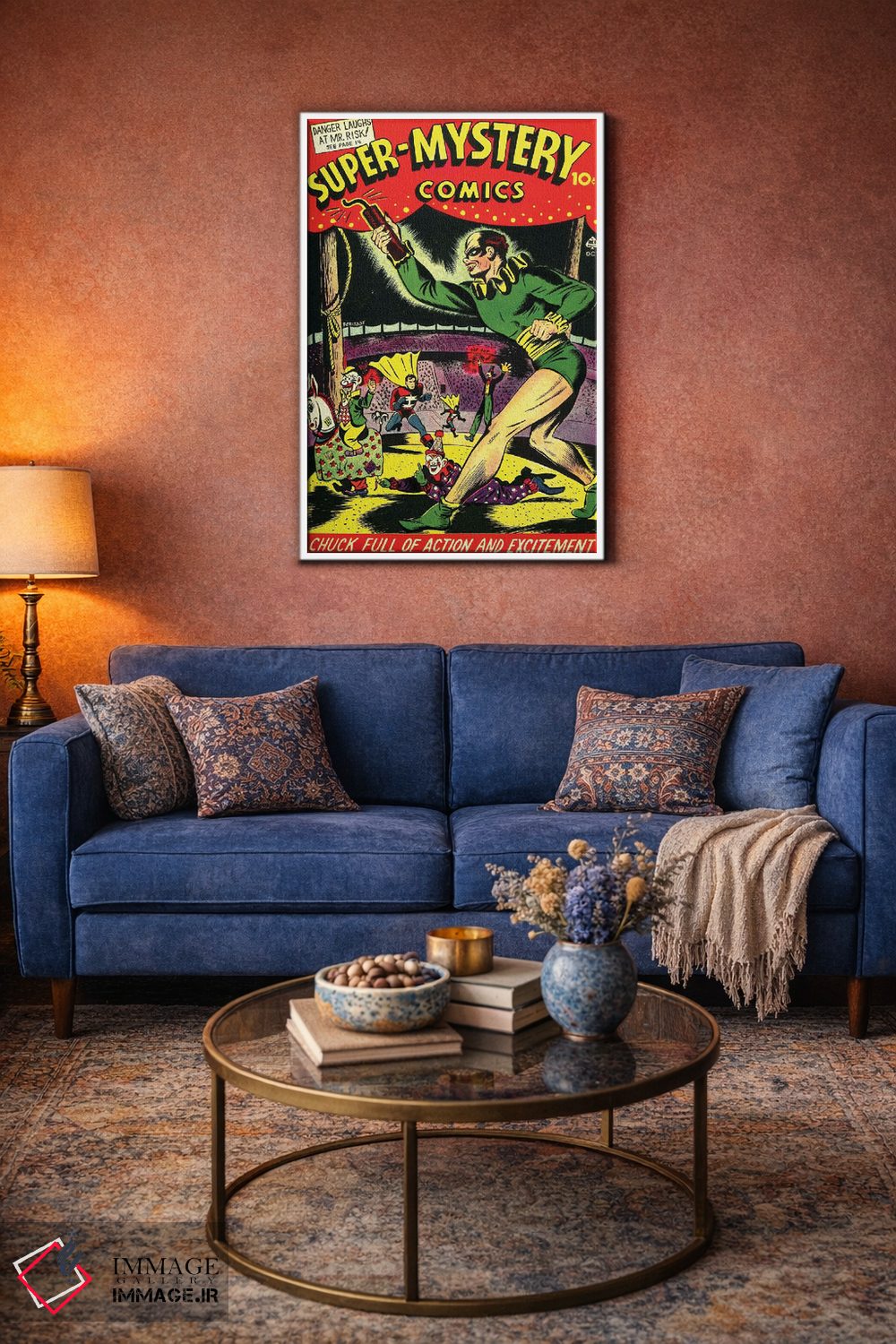 تابلو دکوراتیو کتاب کمیک سوپر میستری وی ۴-۴ اکتبر اثر رادیو دیز - D3W