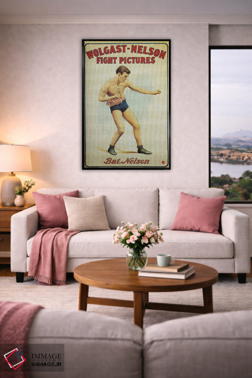 تابلو دکوراتیو مبارزه وولگاست و نلسون اثر رادیو دیز - D4B