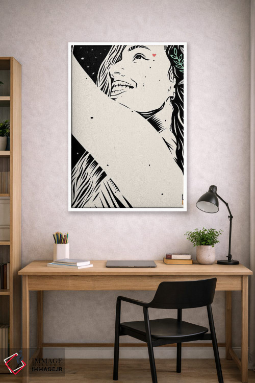 تابلو دکوراتیو نگاه به ستاره ها اثر رافائل گومز - D1W