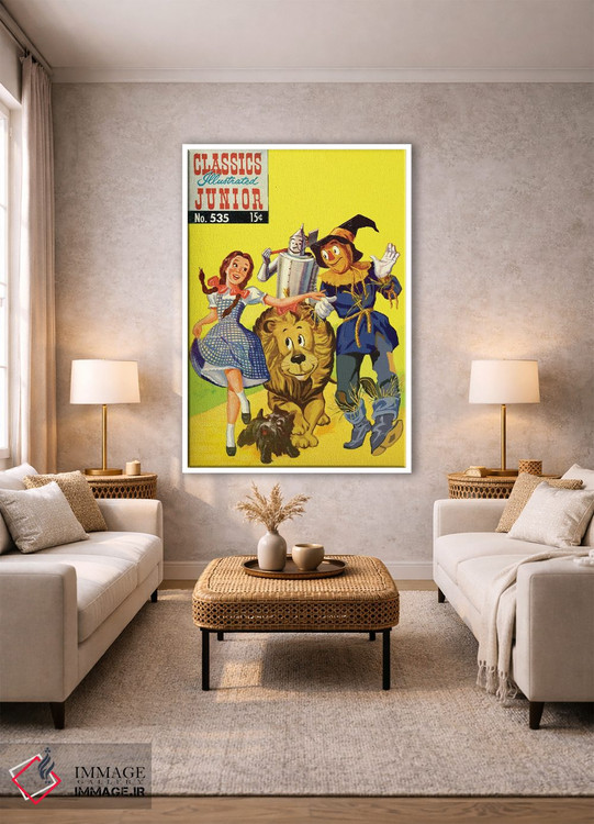 تابلو دکوراتیو کتاب کمیک جادوگر اثر رادیو دیز - D1W