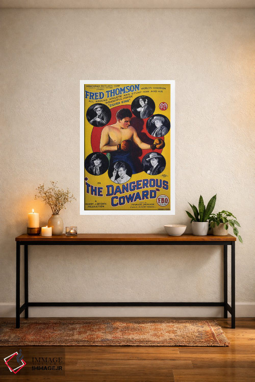 تابلو دکوراتیو بزدل خطرناک یک اثر رادیو دیز - D4W