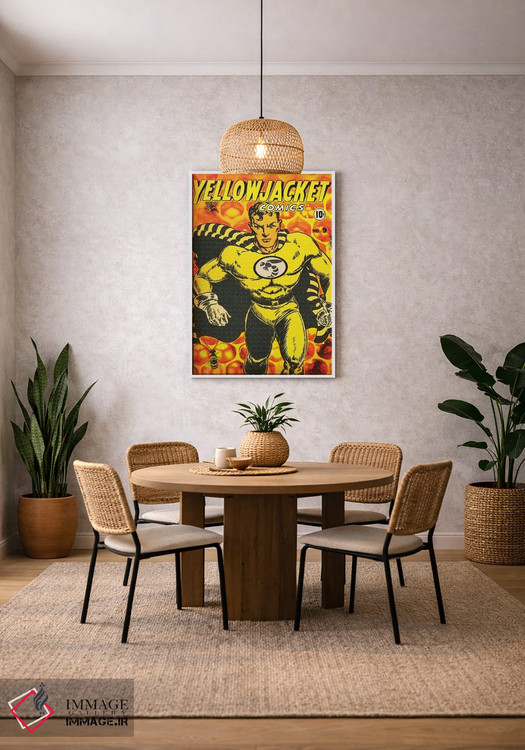 تابلو دکوراتیو ژاکت زرد شماره نهم اثر رادیو دیز - D3W